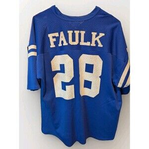 Vintage LOGO 7 Indianapolis Colts Marshall Faulk #28 Jersey XX (54-56) USA Made